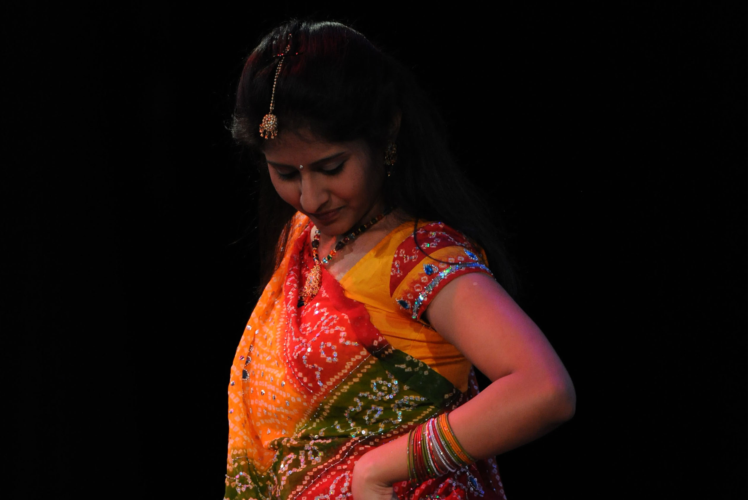 Holi dancer female